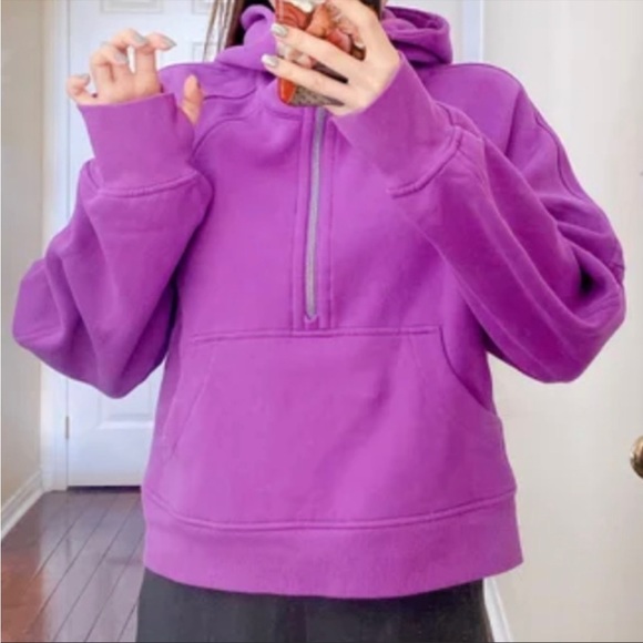 LULULEMON SUCBA OVERSIZED HALF ZIP HOODIE/JACKET-MOONLIT MAGENTA-XS/S,M/L,XL/XXL - Picture 6 of 15
